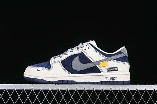 All categories Nk SB Dunk Series Nk SB Dunk Low High-end customized low-top sneakers Nk SB Dunk Low Stusi co-branded beige blue gray hook Anniversary high-end customized low-top casual sneakers DM6868-035